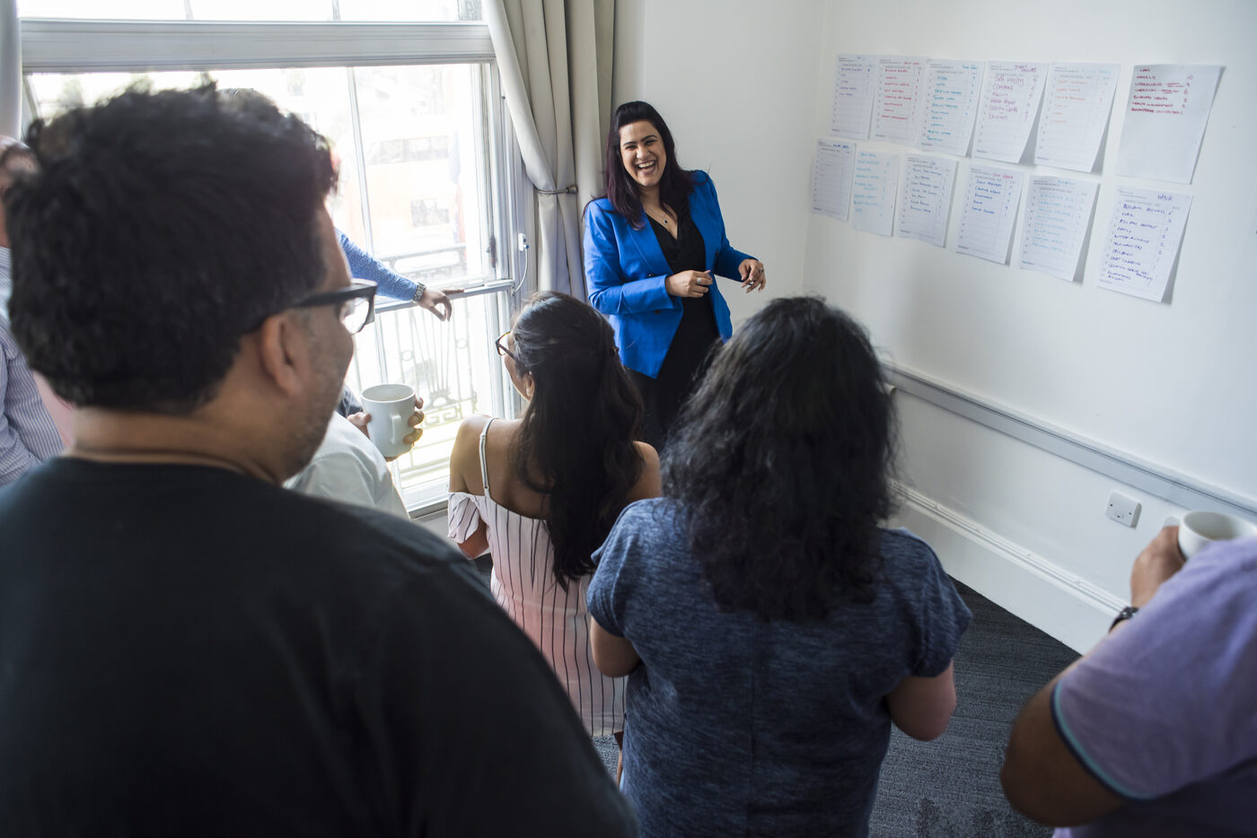 Optimum Day 1 — Manmeet facilitating a live workshop